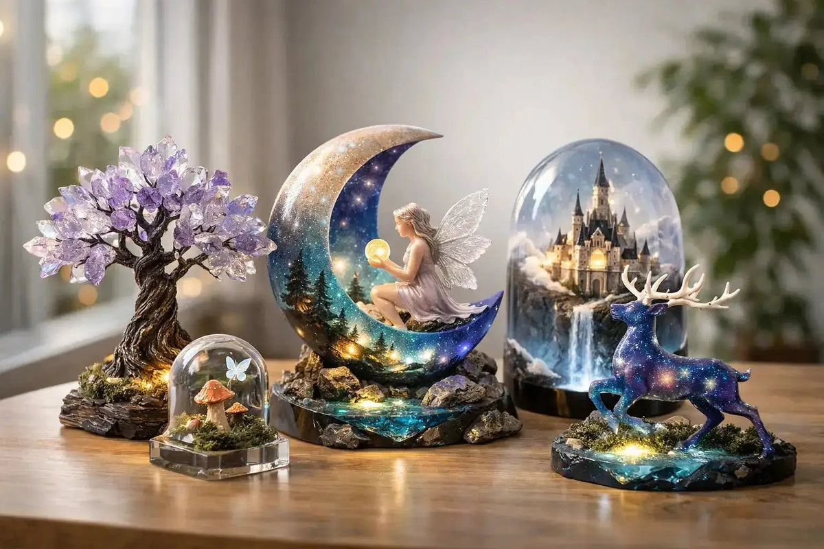 12 Resin Sculpture Ideas With Enchanted Charm