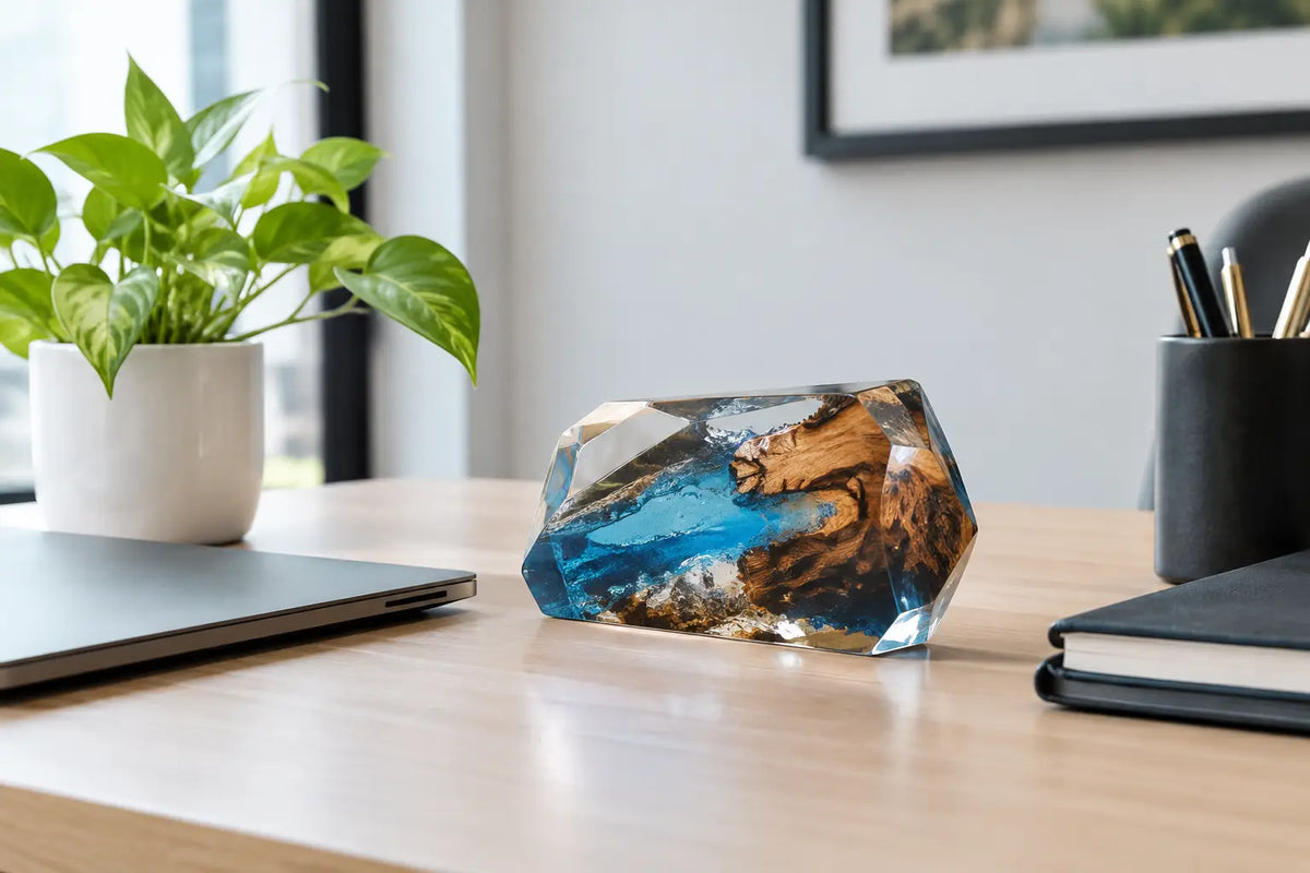 Custom Resin Desk Decor for Office Spaces