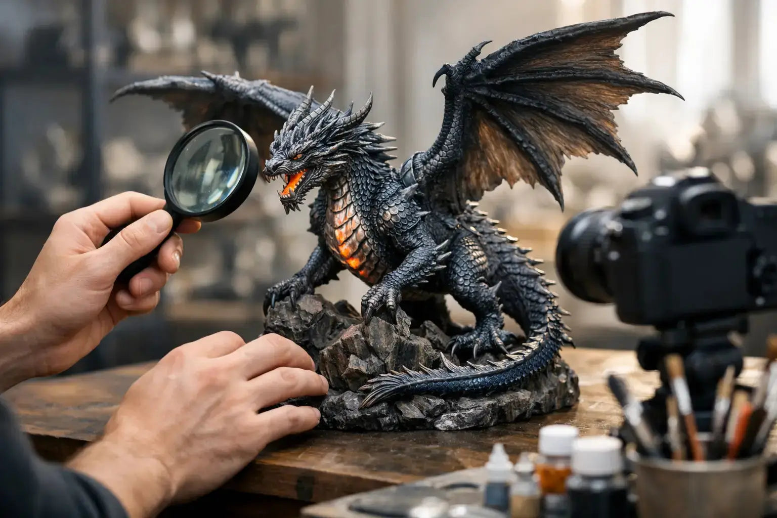 Custom Resin Dragon Commission Review