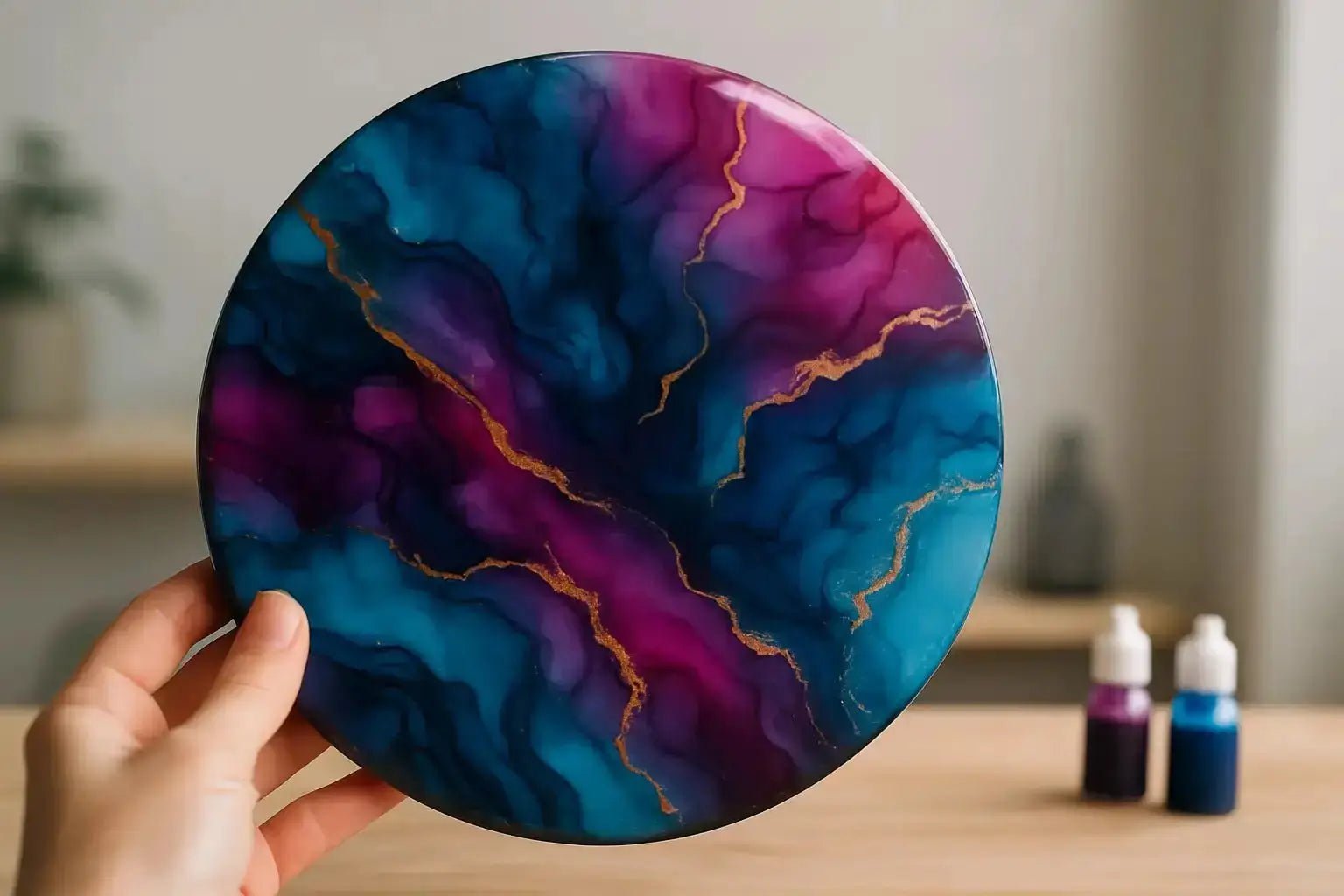 Alcohol Ink Resin Art That Looks Like Magic
