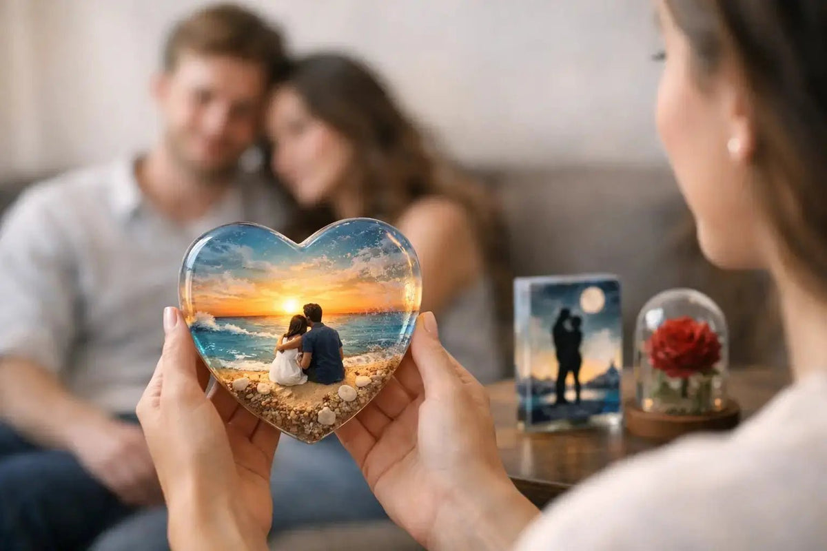 Custom Couple Keepsake Resin Art That Feels Personal