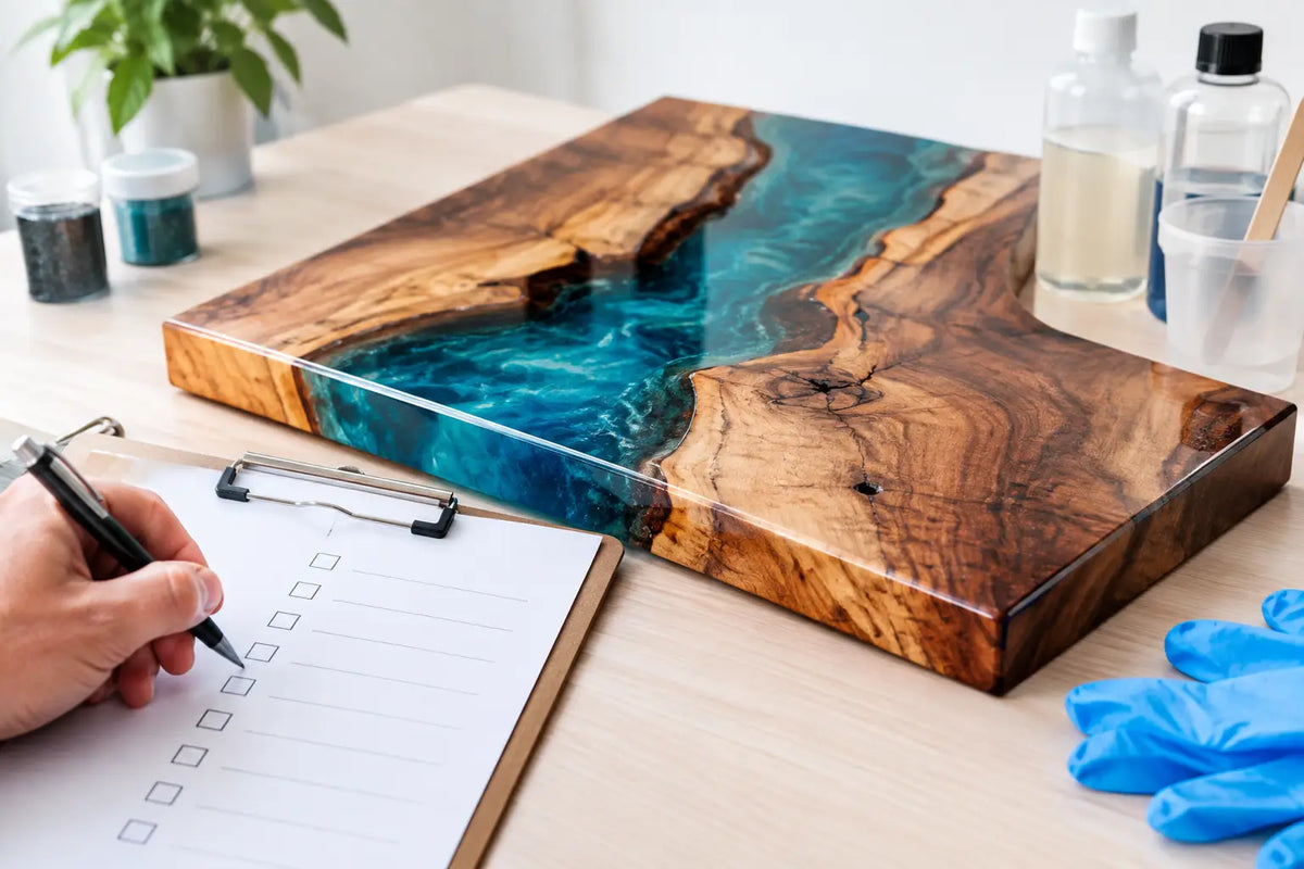 12-Point Epoxy Resin Art Quality Checklist