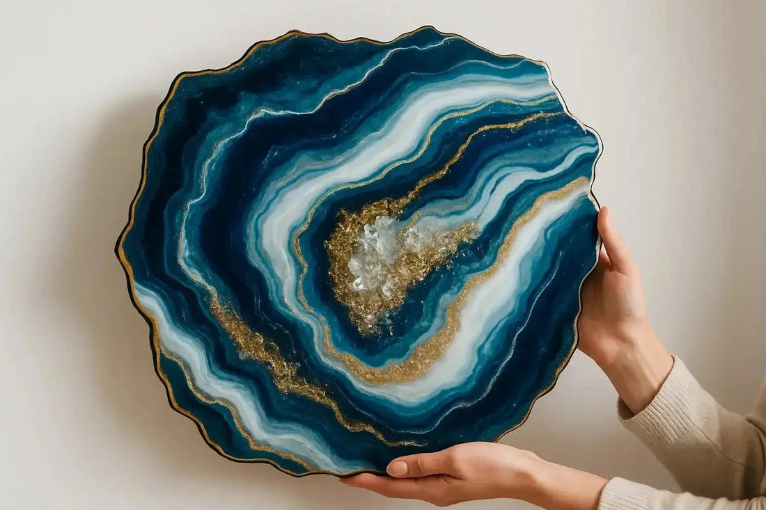 Geode Resin Wall Art That Feels Like Magic