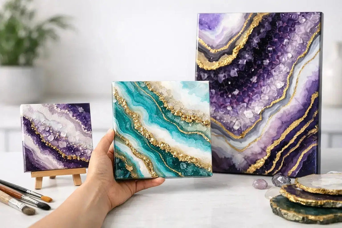 Guide to Geode Painting Size Selection