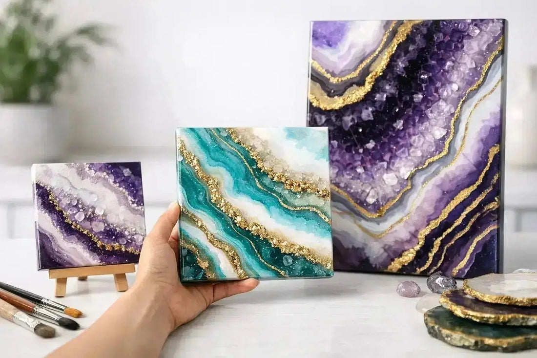 Guide to Geode Painting Size Selection