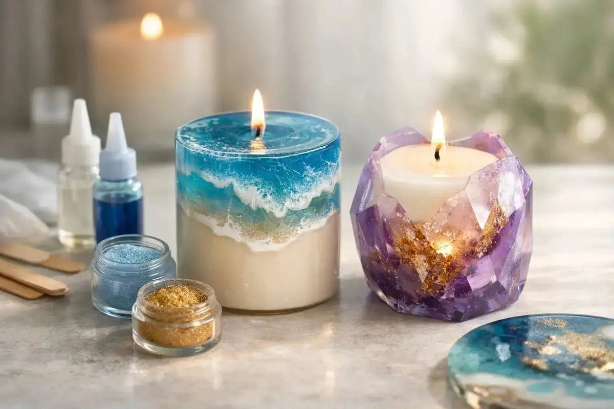 Is Resin Art Safe for Candles? What to Know