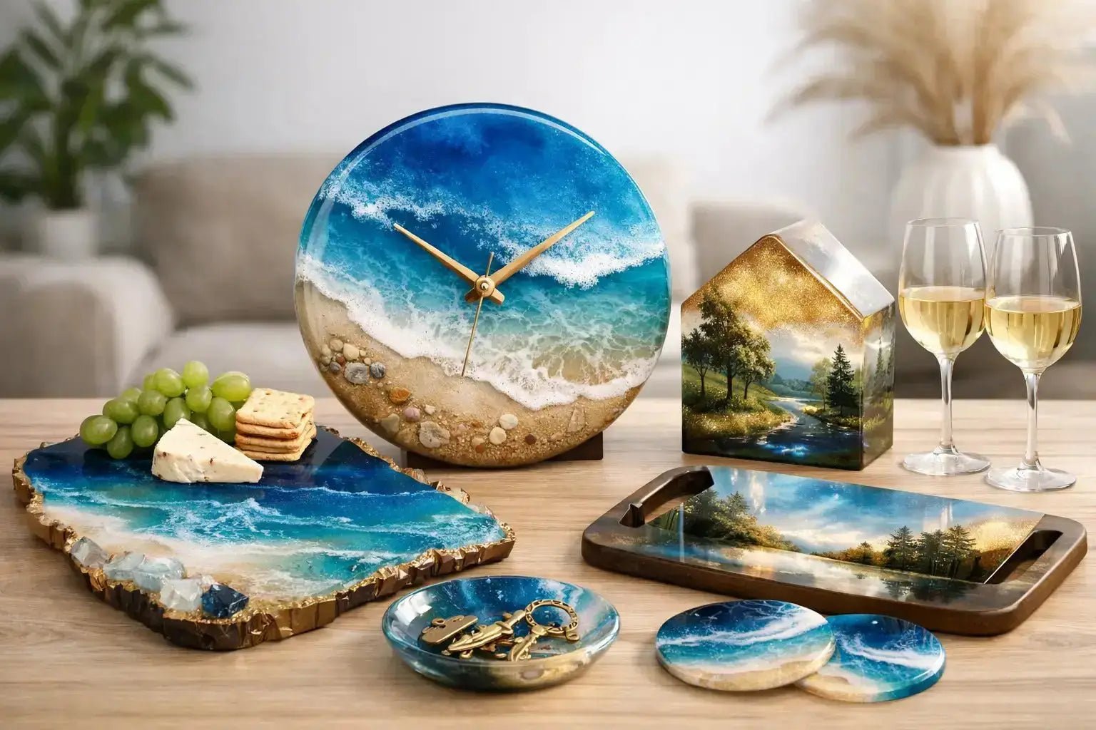 Unique Housewarming Gifts in Resin Art