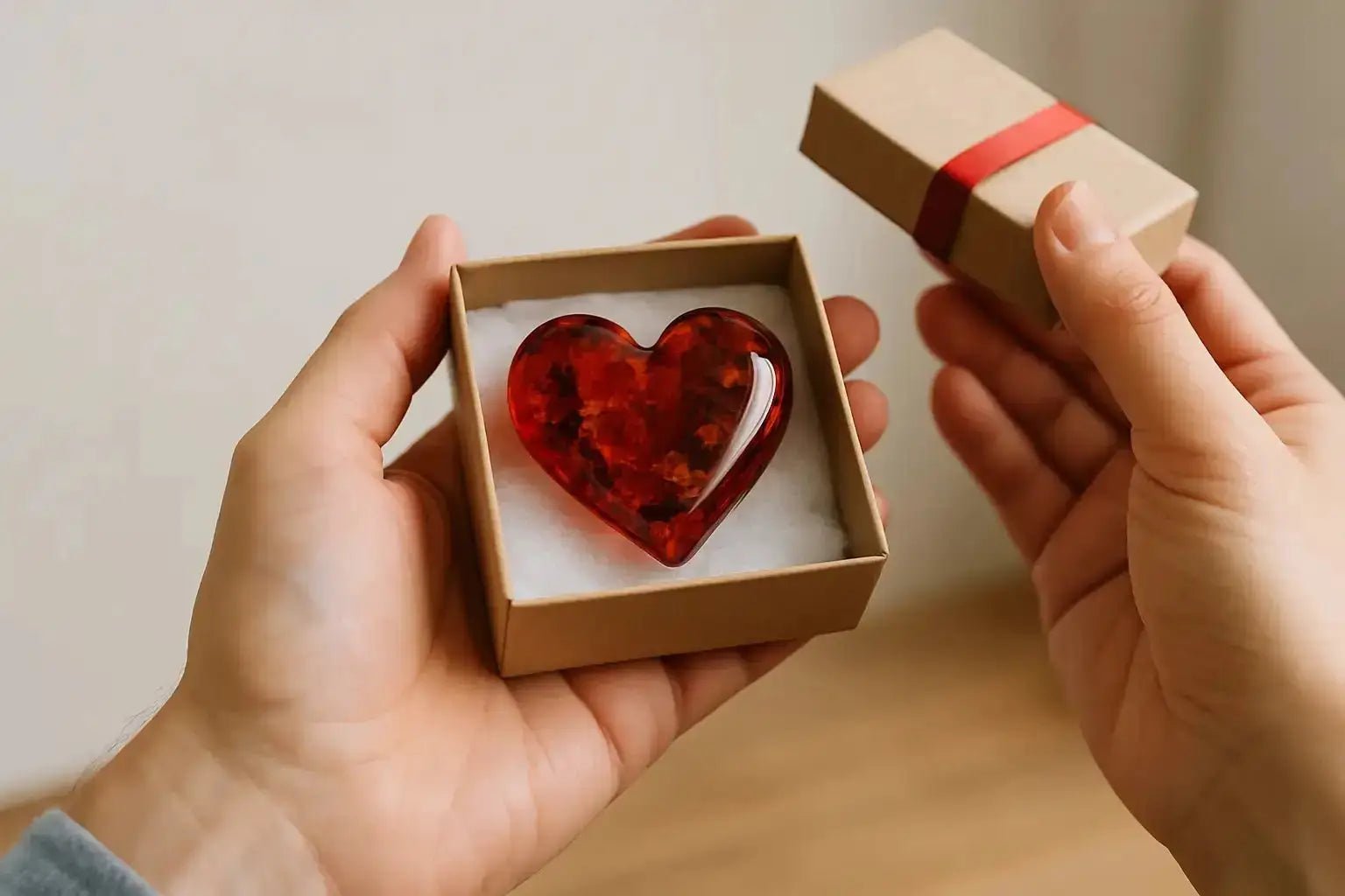 Valentine Resin Heart Gift That Feels Personal