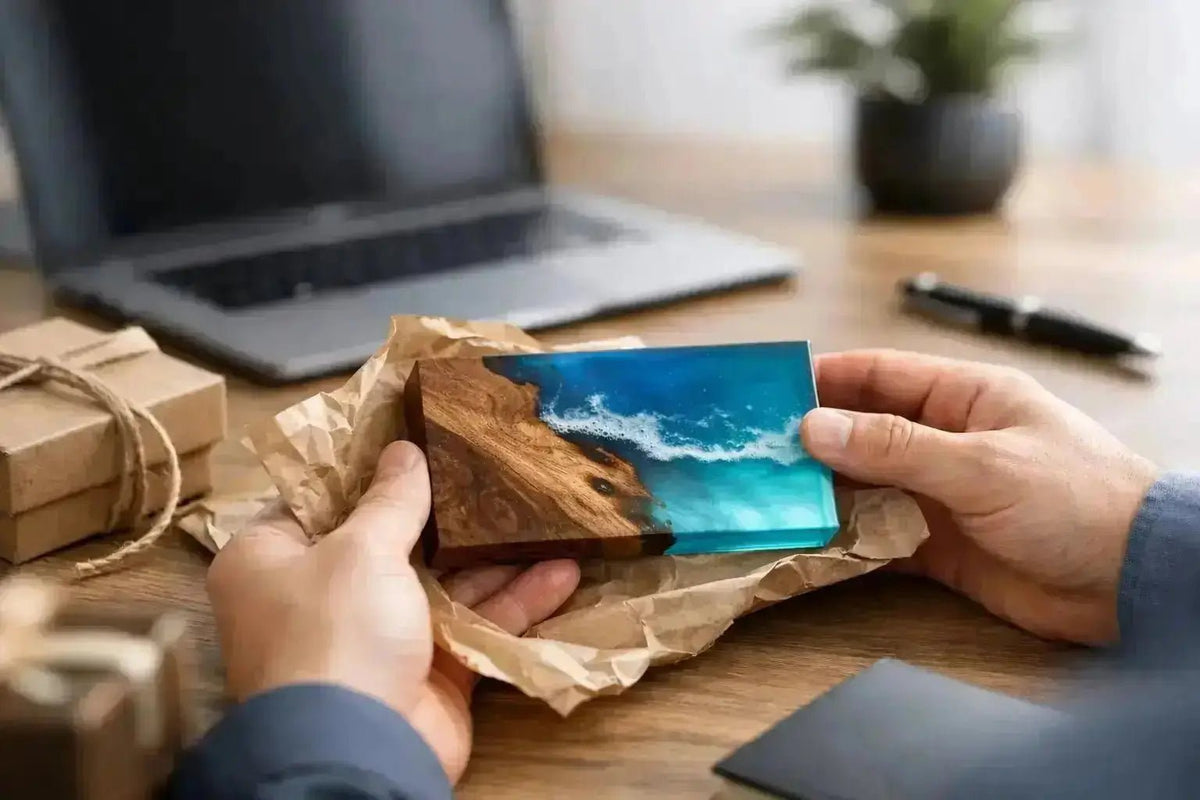 Why a Resin Desk Gift Feels Personal