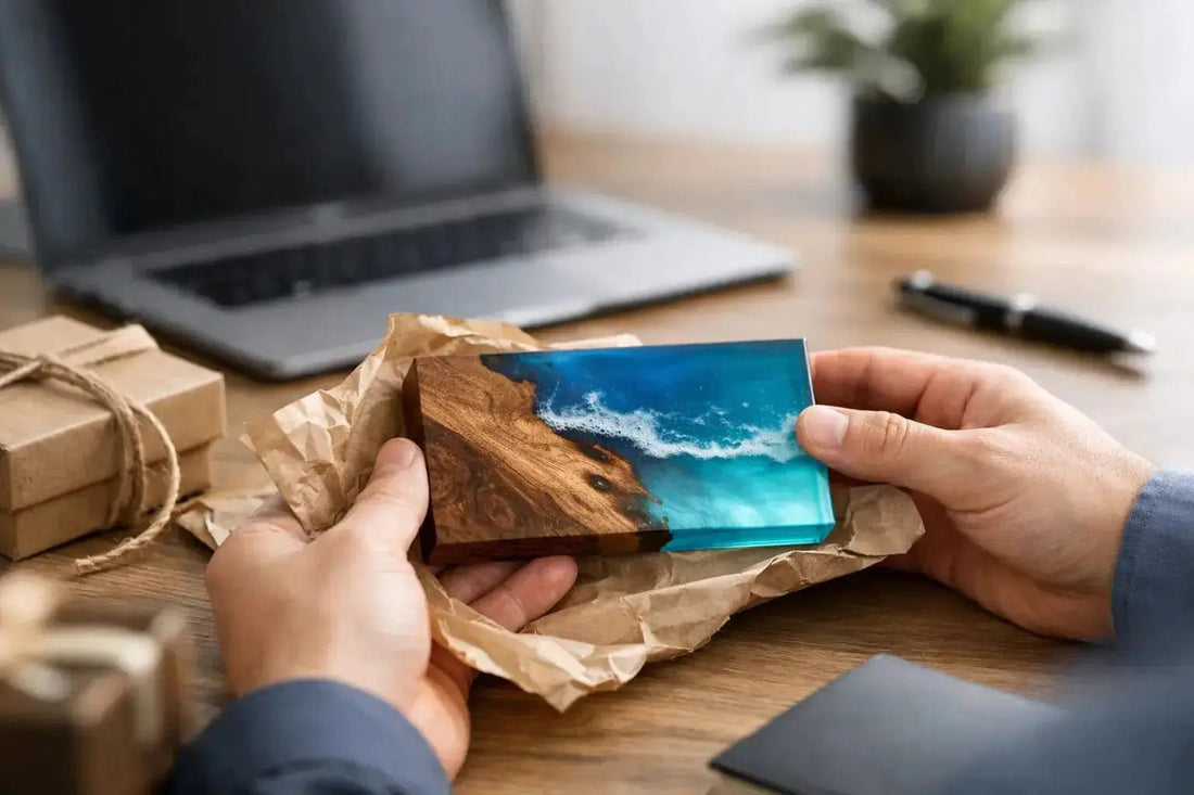 Why a Resin Desk Gift Feels Personal