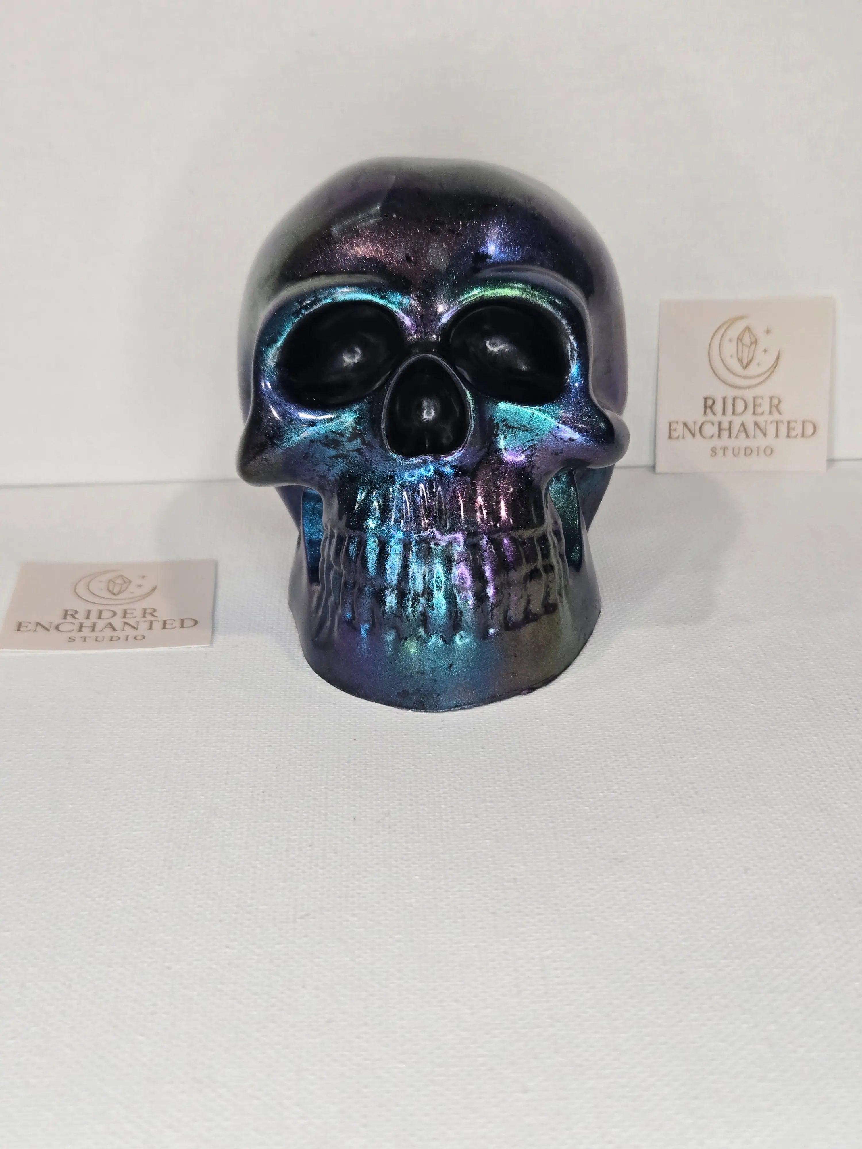 Resin Skull - Rider Enchanted Studio