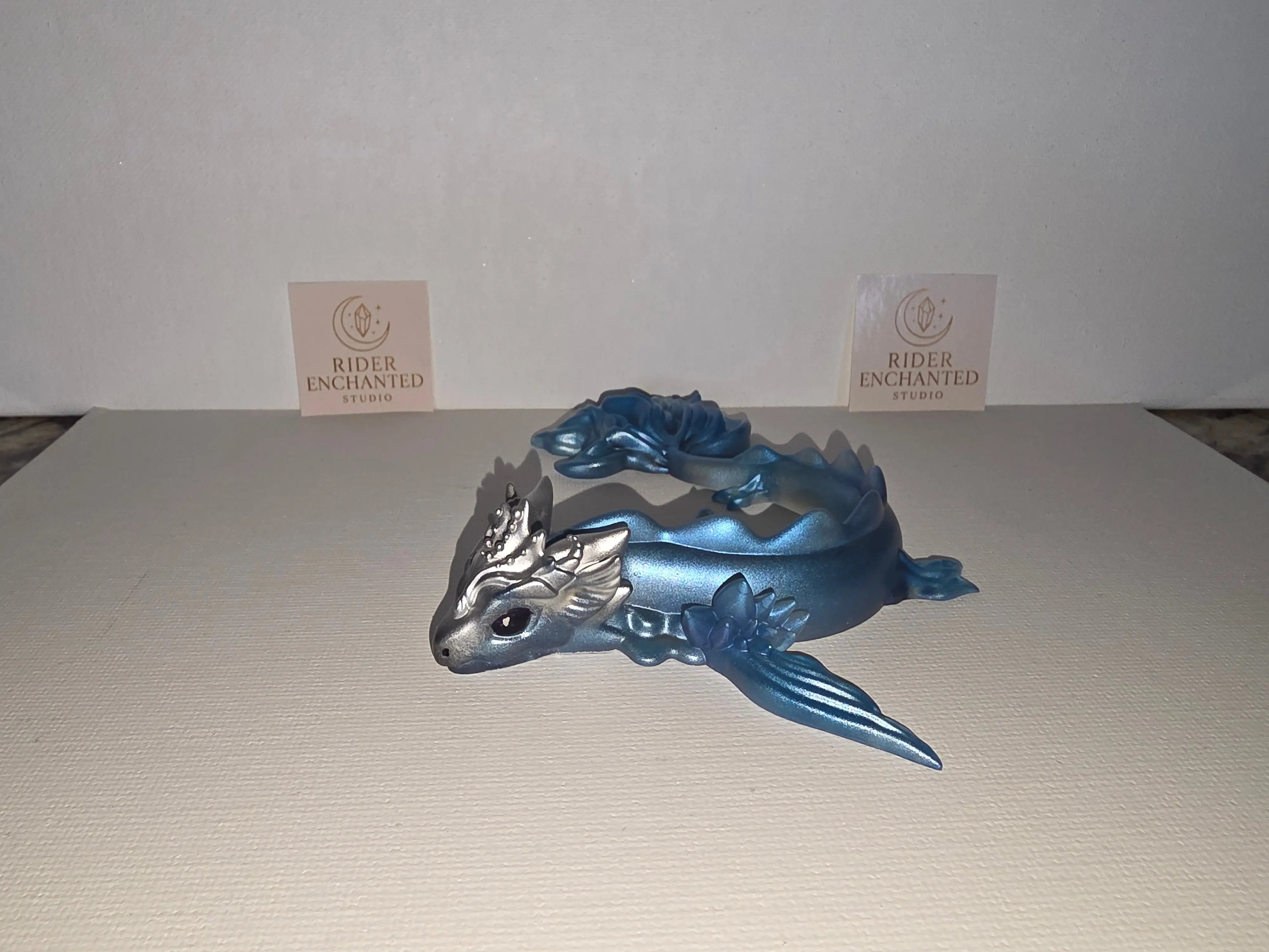 Ice Dragon – Keeper of Winter Magic Rider Enchanted Studio