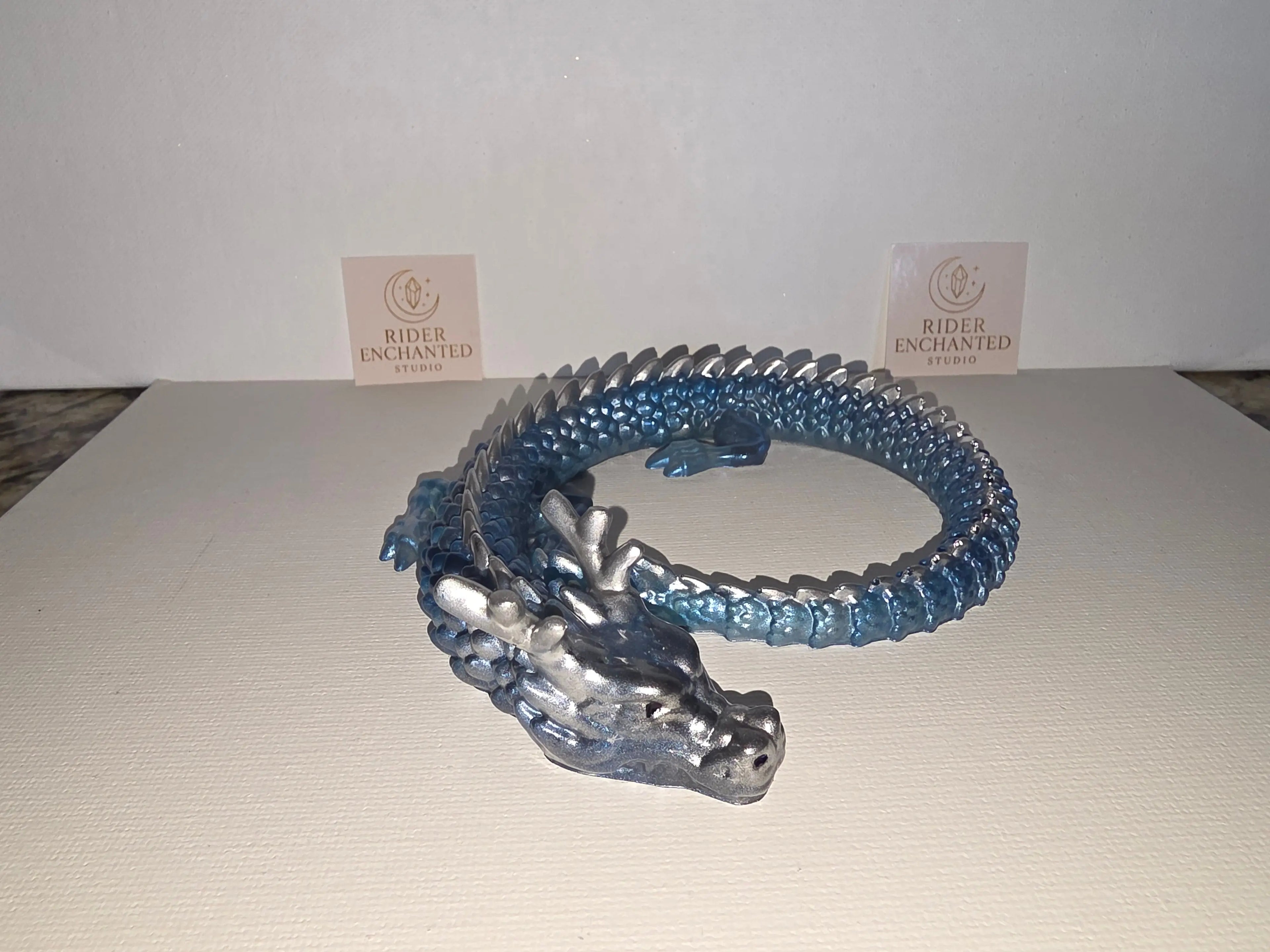 Ice Dragon – Keeper of Winter Magic Rider Enchanted Studio