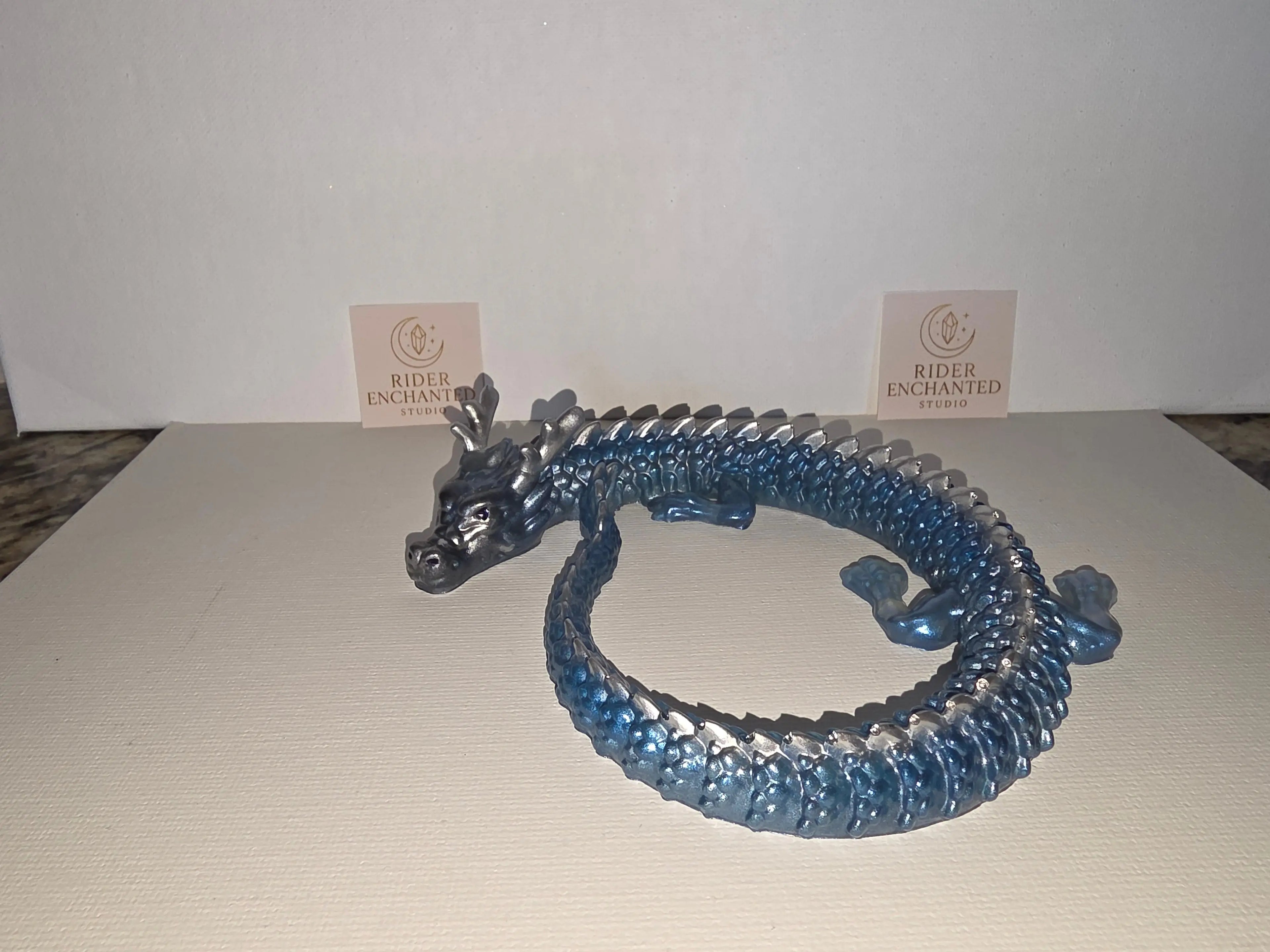 Ice Dragon – Keeper of Winter Magic Rider Enchanted Studio