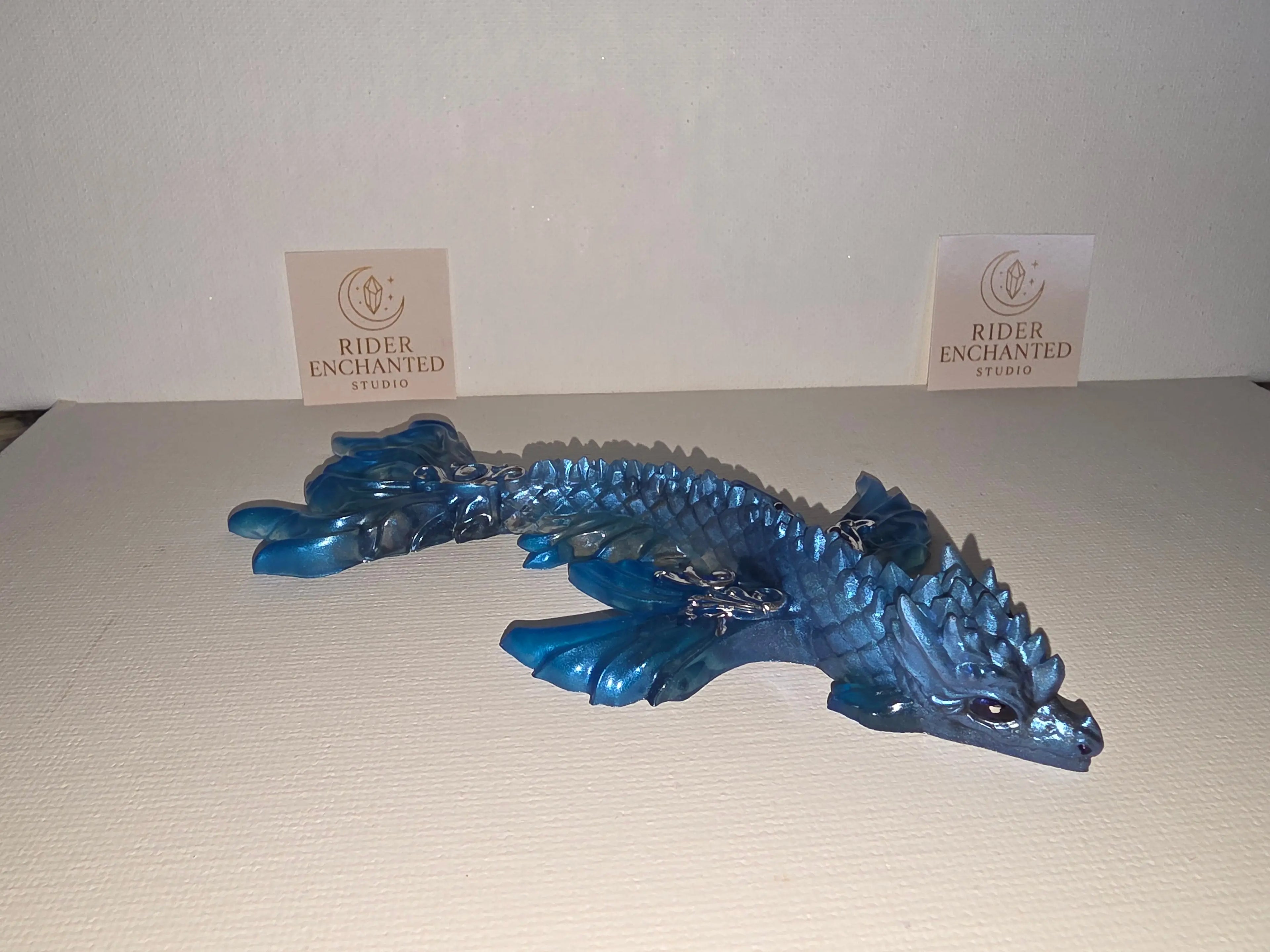 Ice Dragon – Keeper of Winter Magic Rider Enchanted Studio