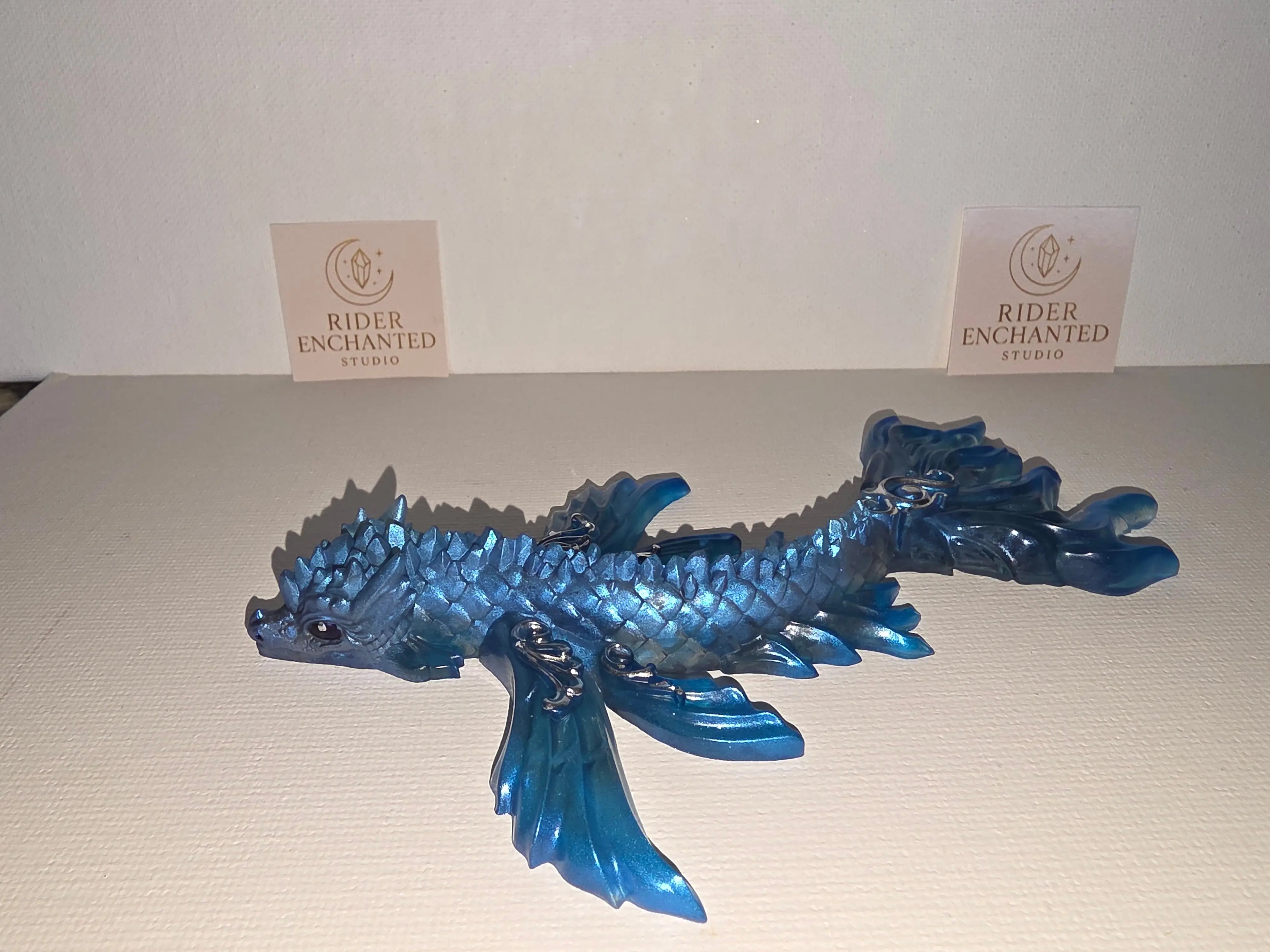 Ice Dragon – Keeper of Winter Magic Rider Enchanted Studio