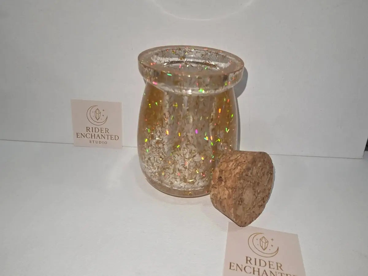 3" Resin Pen Holder – Mini Desk Organizer Rider Enchanted Studio