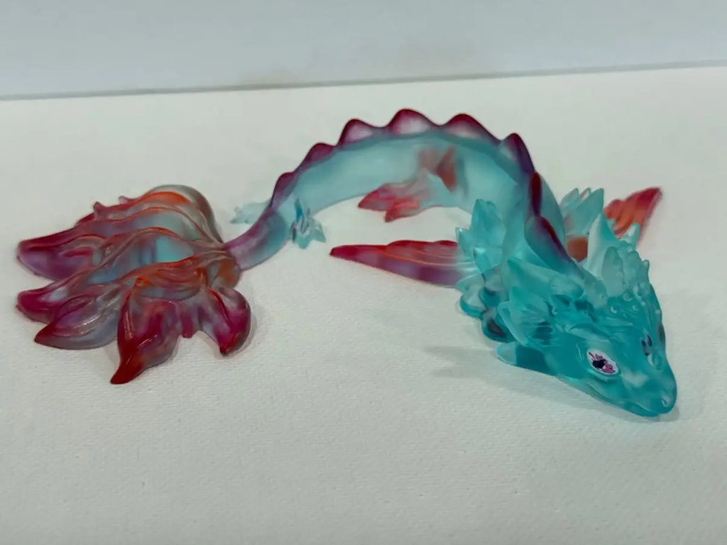 4-Inch Fire & Ice Dragon - Rider Enchanted Studio