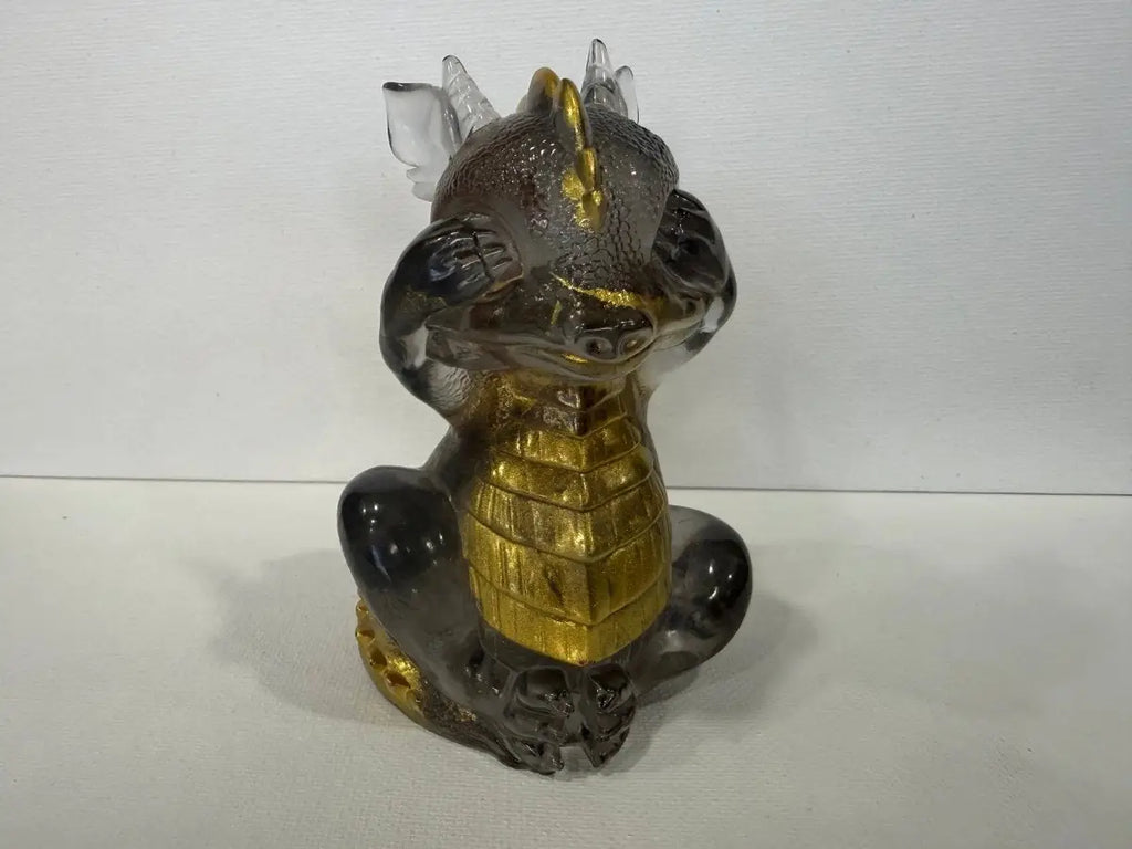 🐉 4-Inch “See No Evil, Hear No Evil, Speak No Evil” Dragons - Rider Enchanted Studio