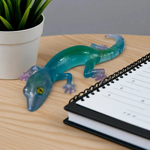 9-Inch Resin Gecko - Rider Enchanted Studio