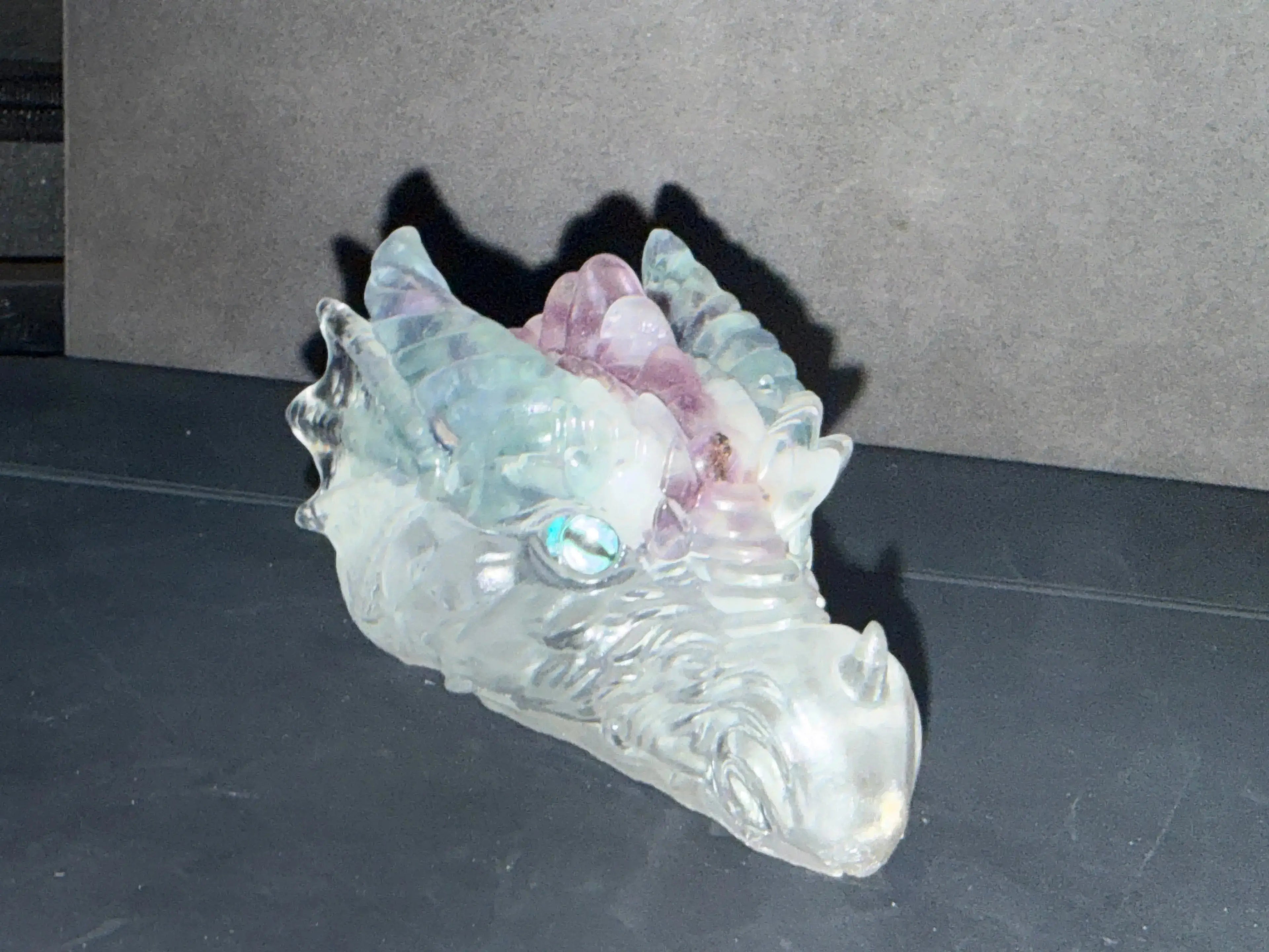 Resin Dragon Heads Rider Enchanted Studio
