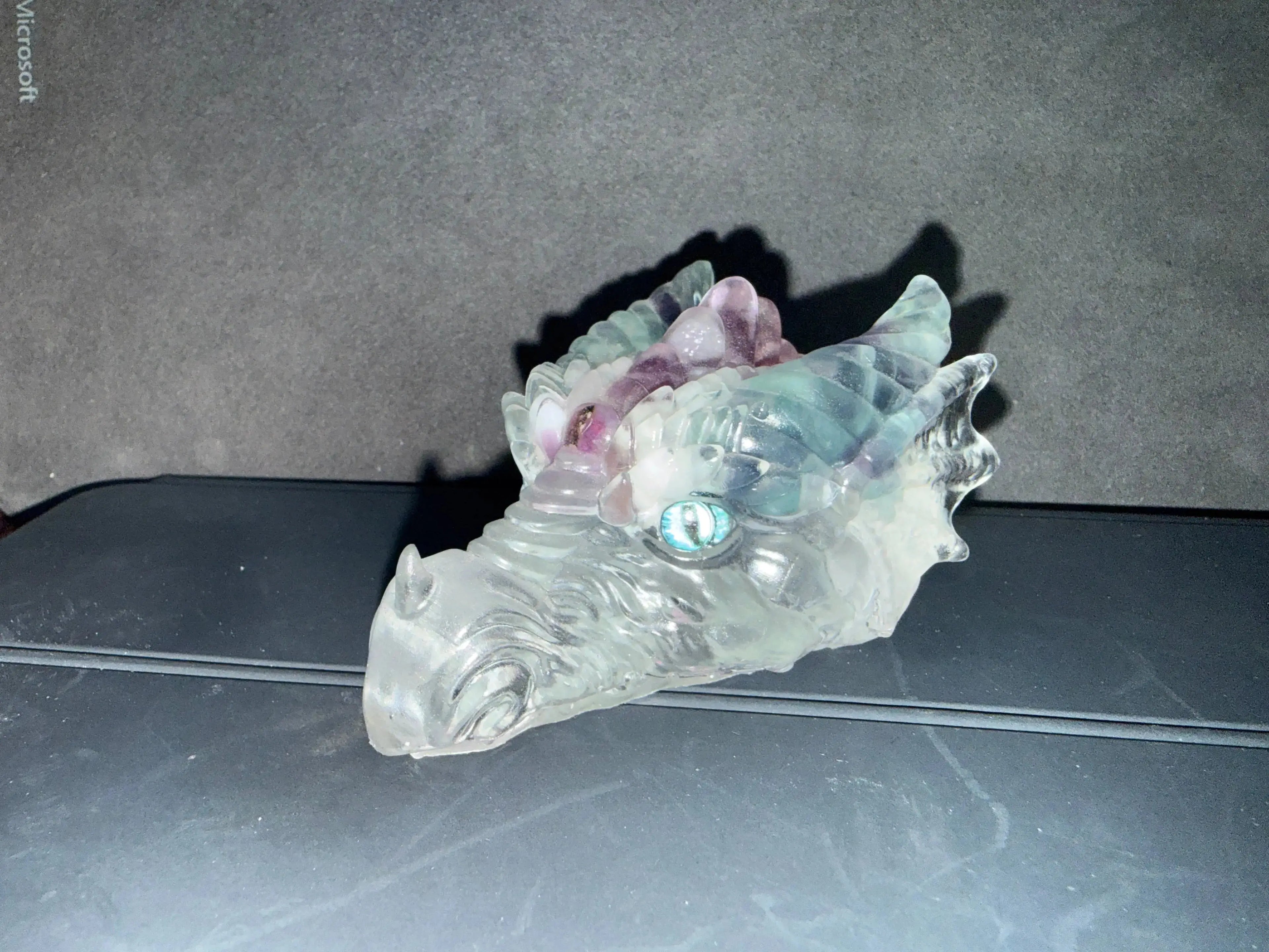 Resin Dragon Heads Rider Enchanted Studio
