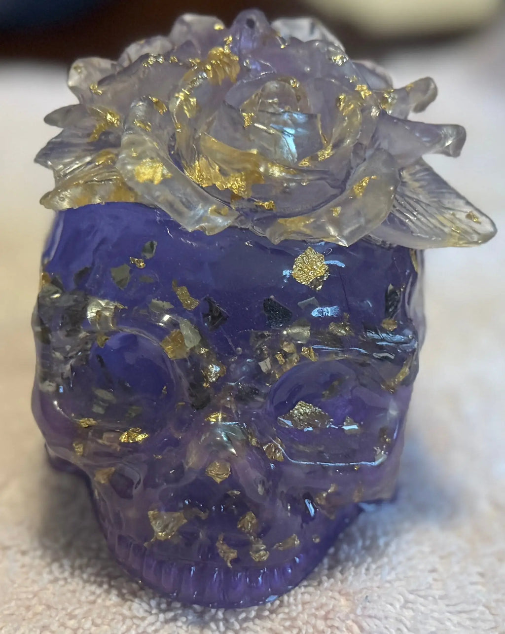 Medium Resin Skull – Bold Décor for Any Space Rider Enchanted Studio