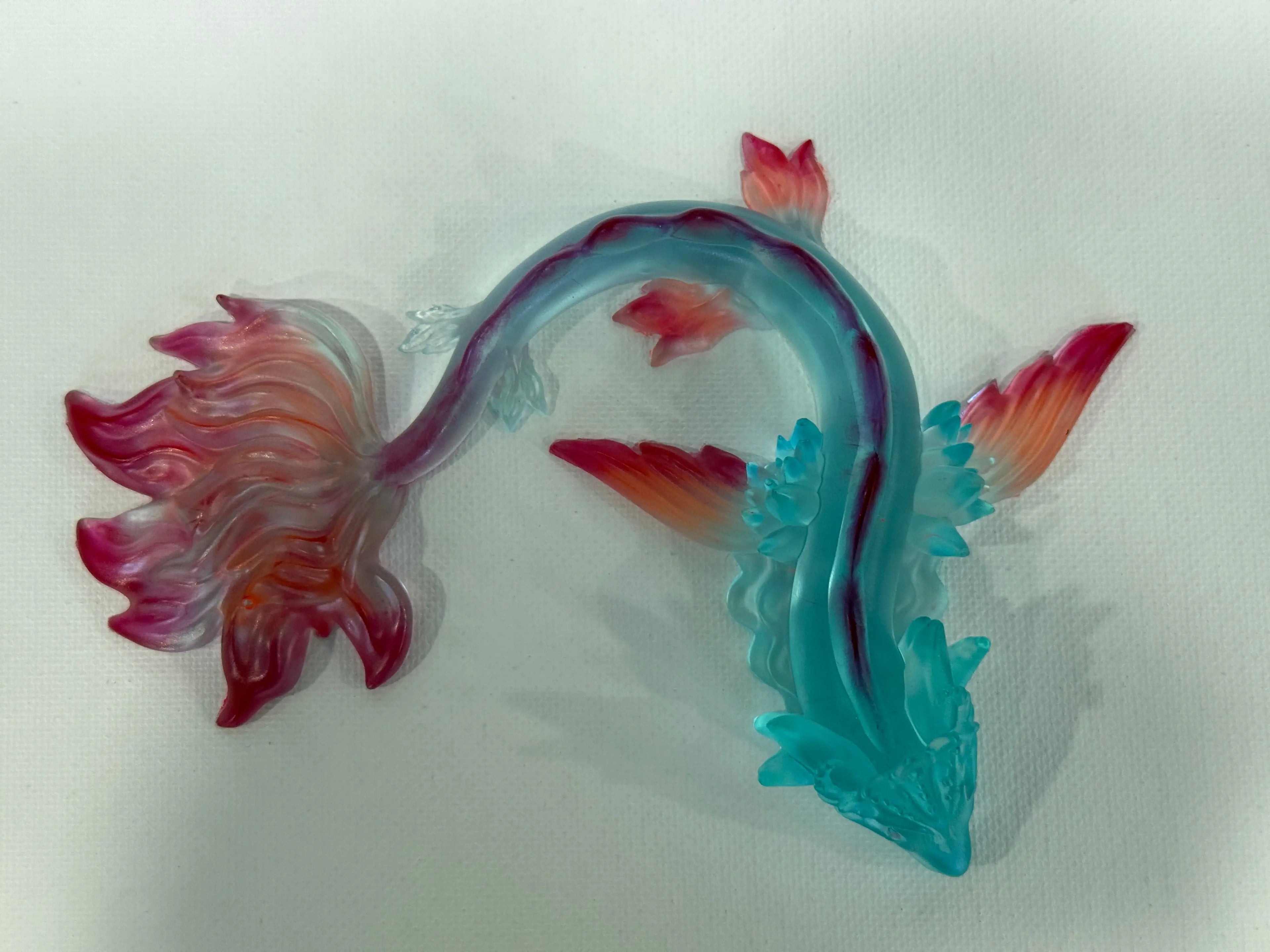 4-Inch Fire & Ice Dragon - Rider Enchanted Studio