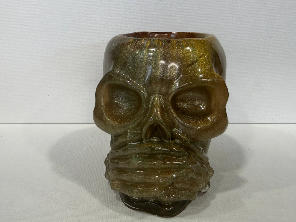 The Three Wise Skulls – A Modern Gothic Statement - Rider Enchanted Studio