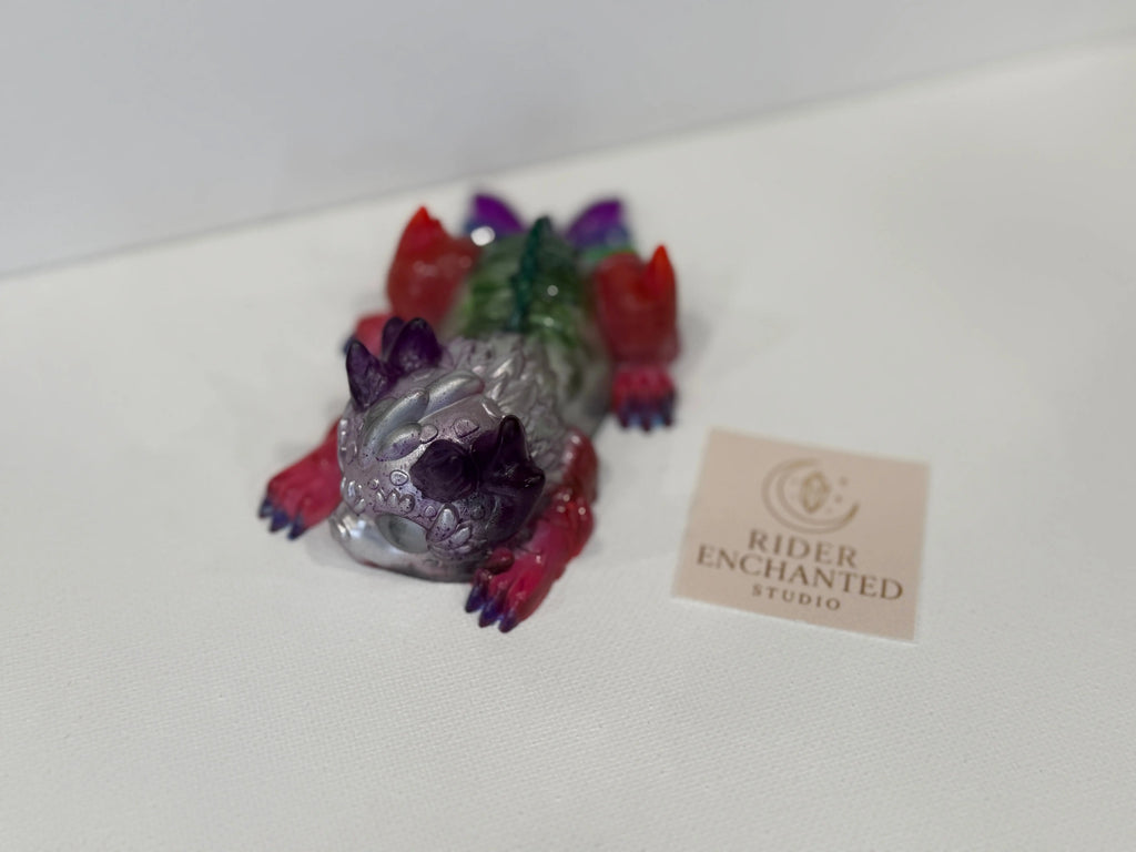 3‑Inch Cat Dragon – Tiny, Cute, and Full of Personality Rider Enchanted Studio