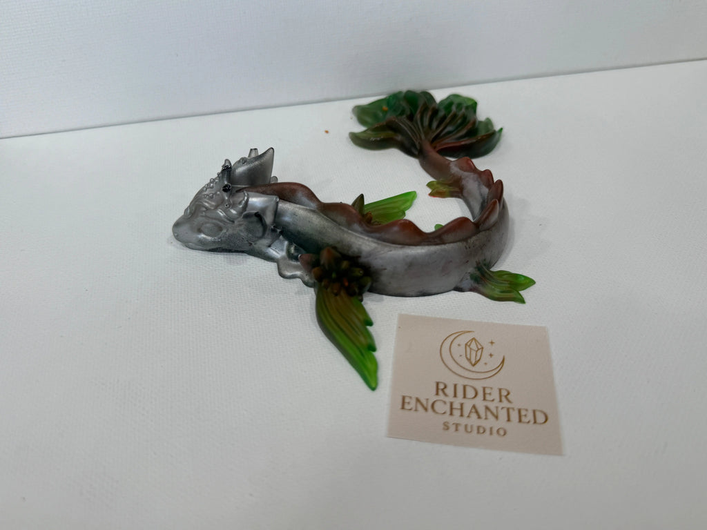 4‑Inch Earth Dragon – Guardian of Nature’s Calm Rider Enchanted Studio