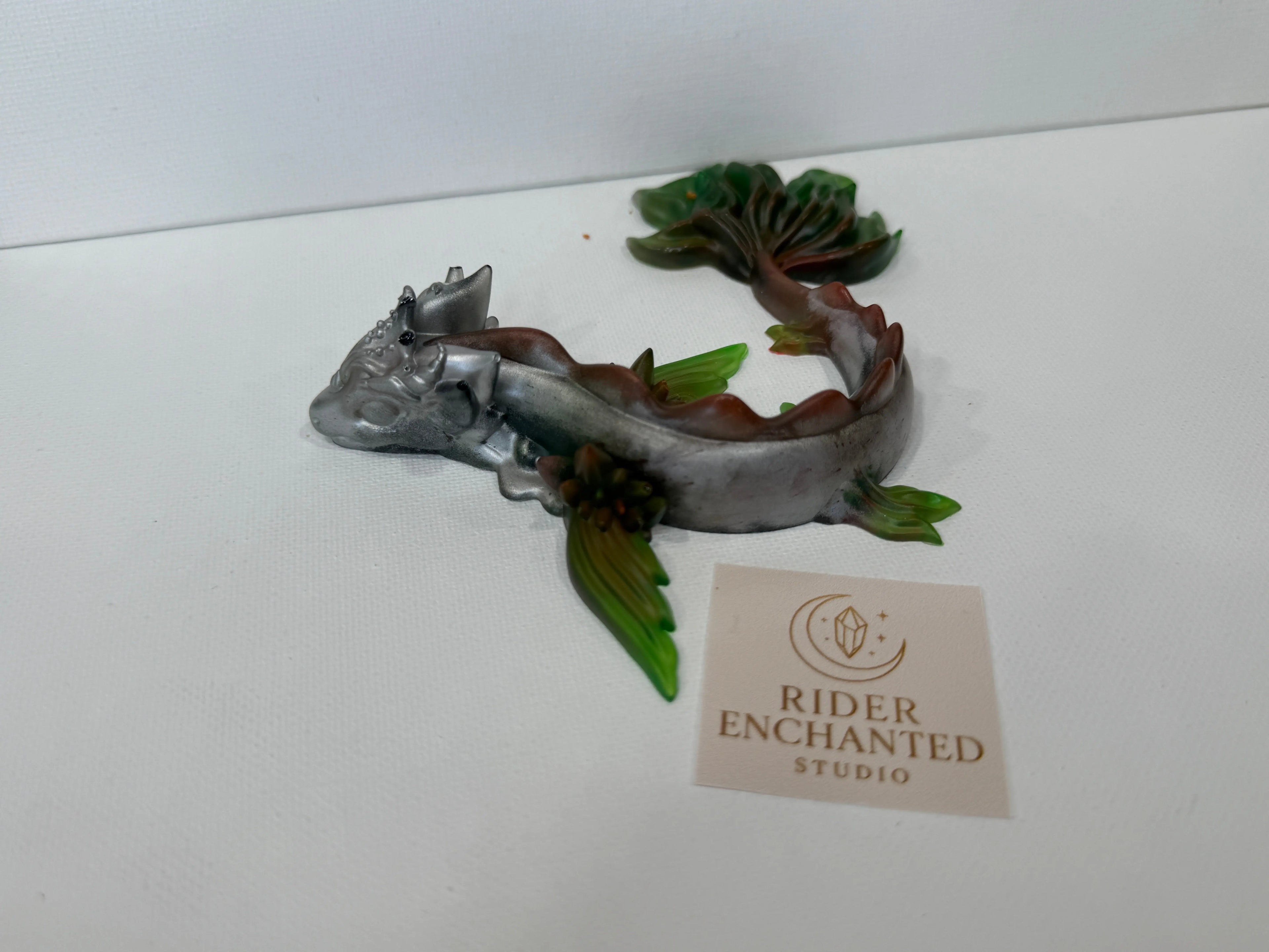 4‑Inch Earth Dragon – Guardian of Nature’s Calm Rider Enchanted Studio