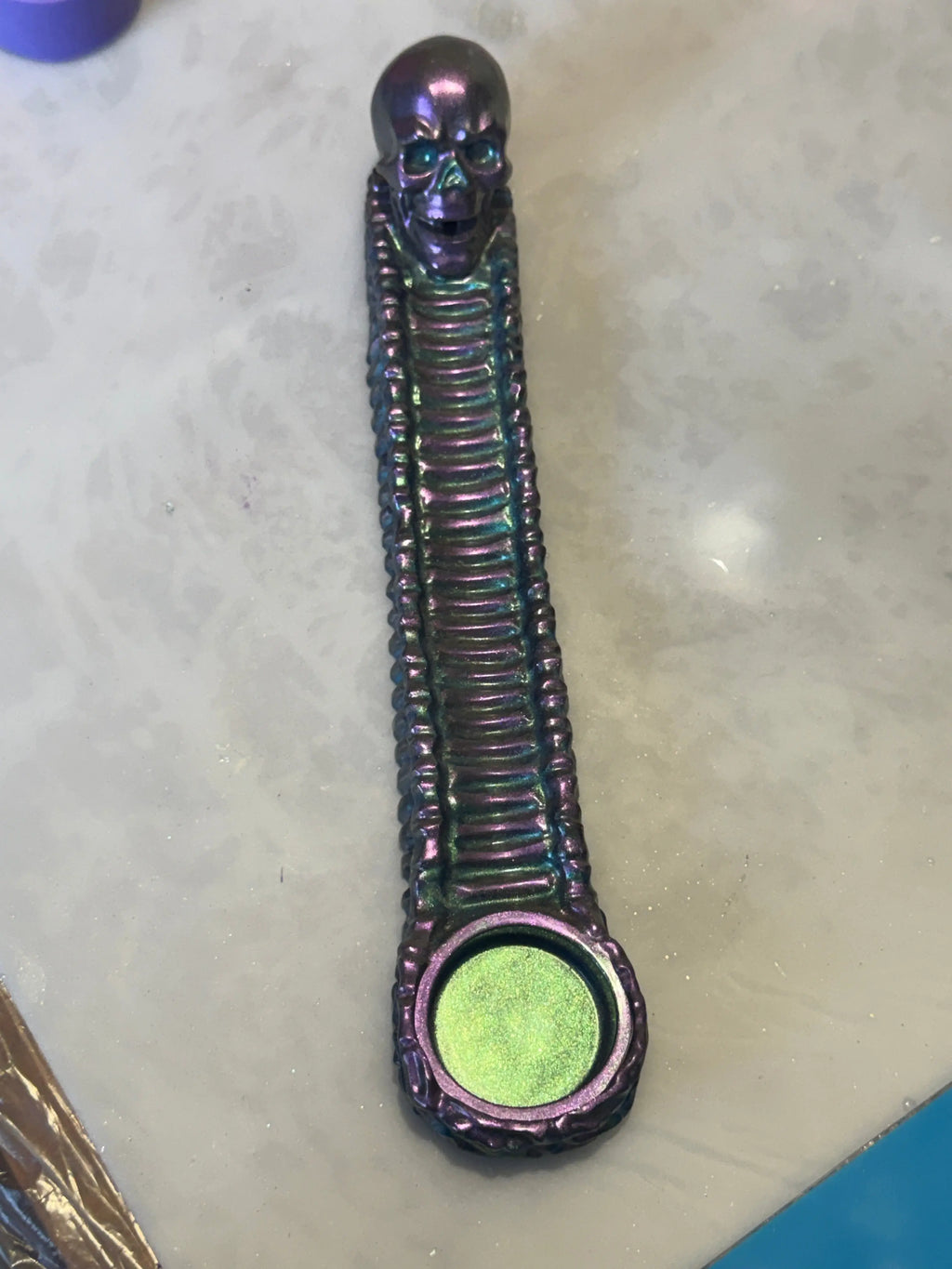 Skull Incense Burner – Unique Gothic‑Style Aromatherapy Décor Rider Enchanted Studio