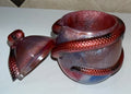 Premium Resin Snake Pot – Elegant, Hand‑Poured Serpent Art Rider Enchanted Studio