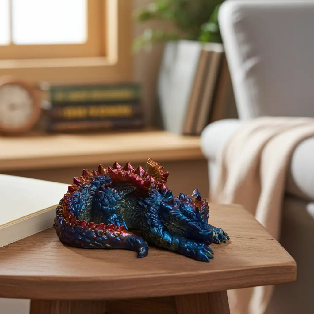 Sleeping Baby Dragon (4") - Rider Enchanted Studio