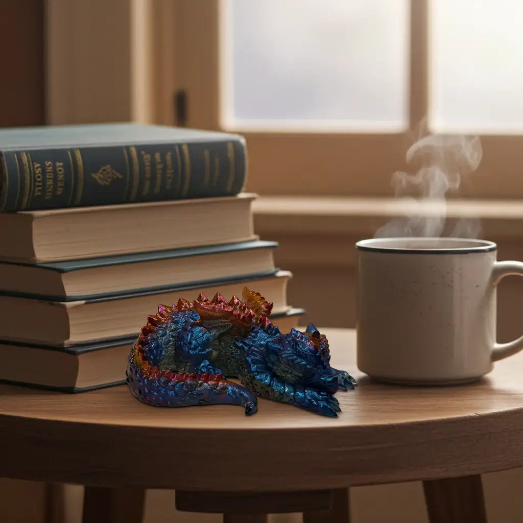 Sleeping Baby Dragon (4") - Rider Enchanted Studio