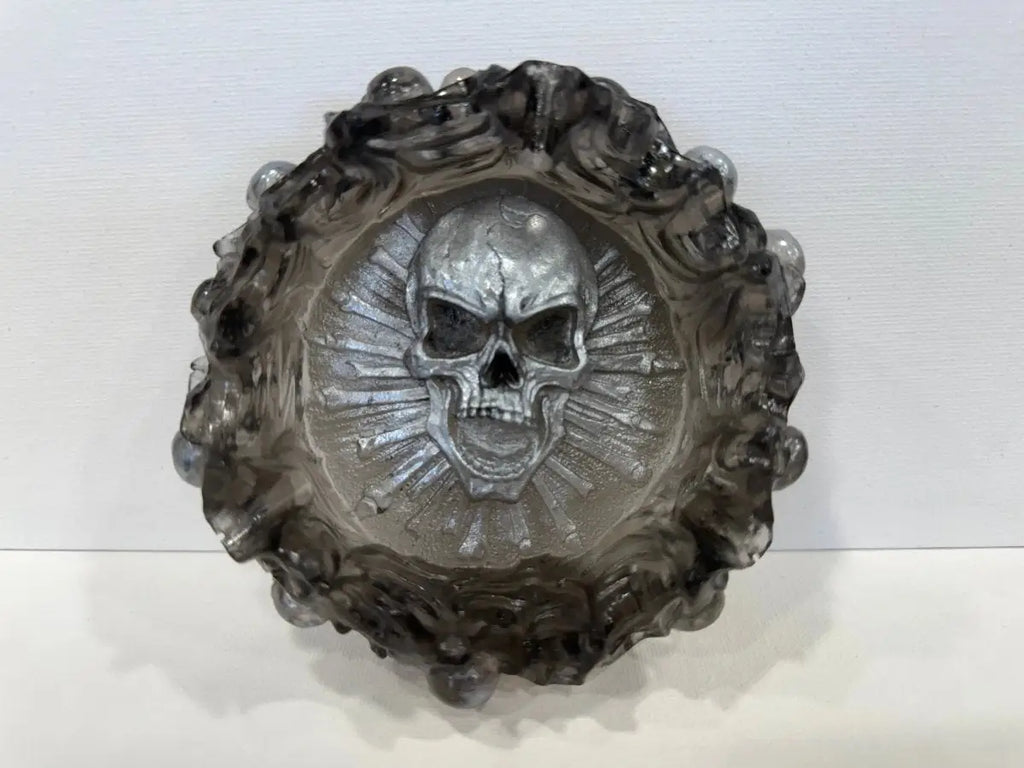 Coin/Key Holder with Skulls 5" - Rider Enchanted Studio