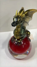 Dragon on Crystal Ball Rider Enchanted Studio