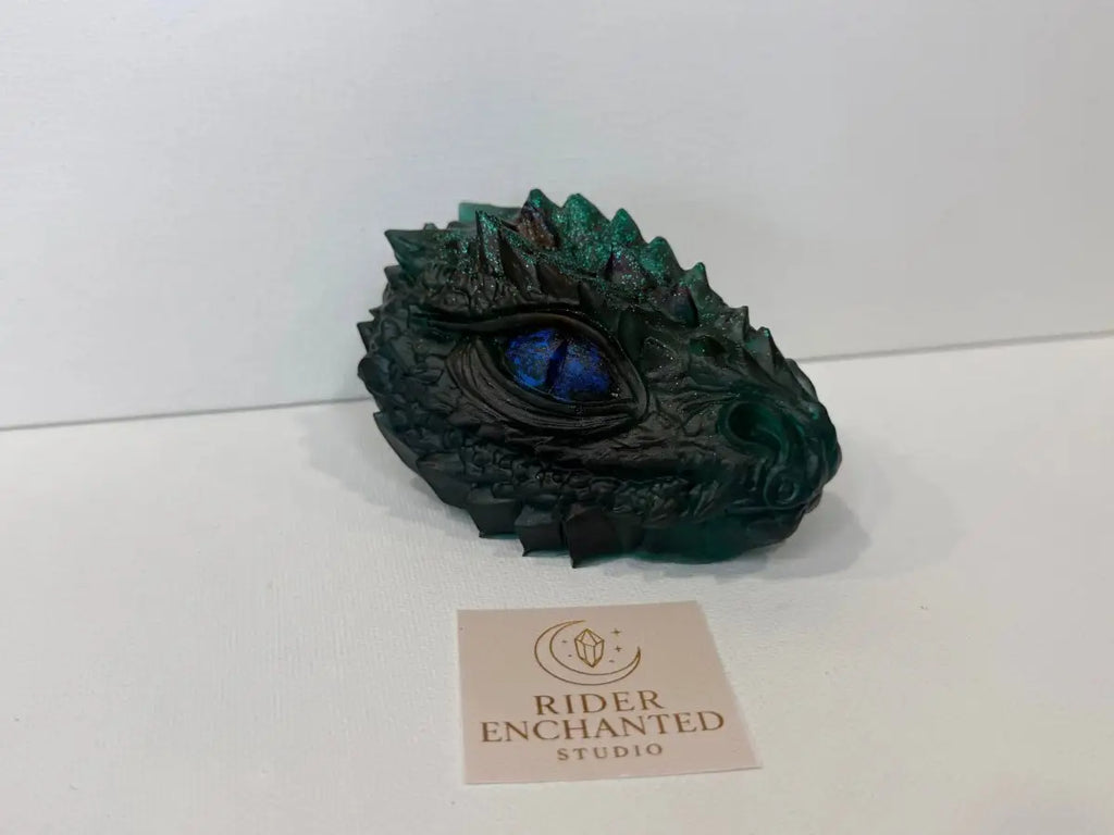 Dragon Resin Head – 3" Rider Enchanted Studio