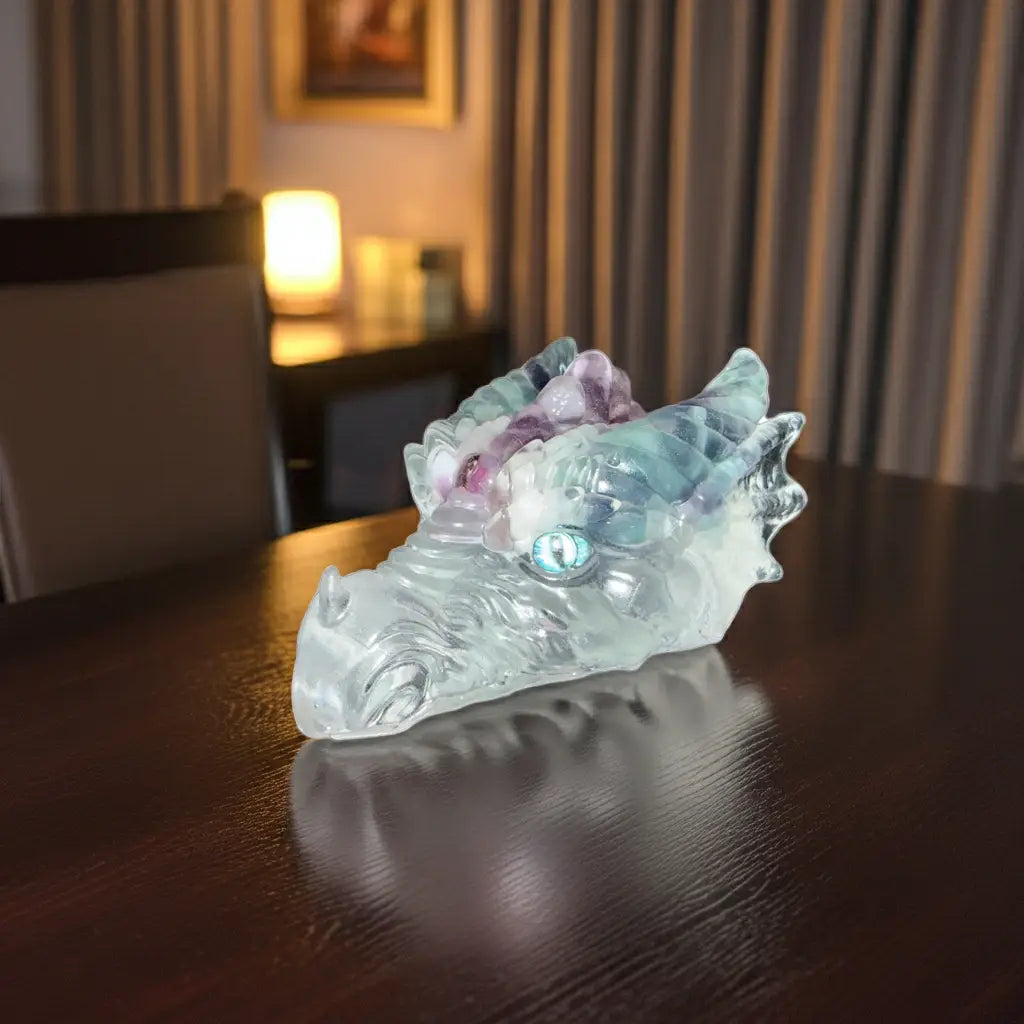 Resin Dragon Heads - Rider Enchanted Studio