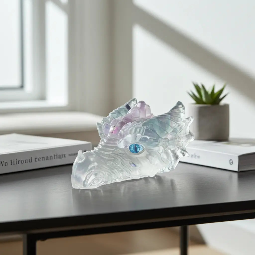 Resin Dragon Heads - Rider Enchanted Studio