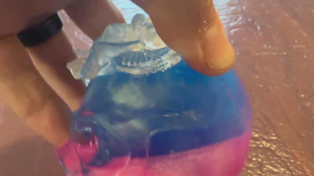 Medium Flower Shaker Resin Skull – Bold Décor for Any Space