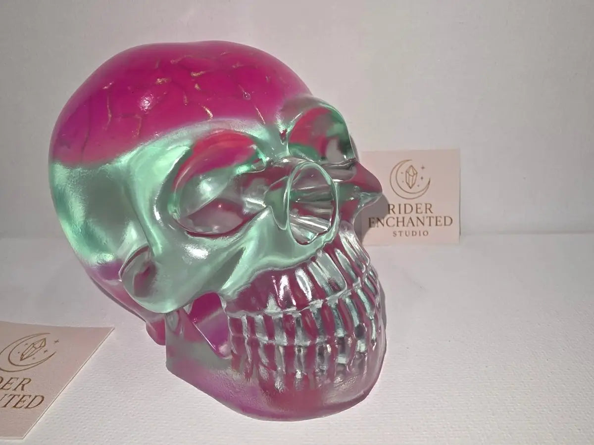 Resin Skull Rider Enchanted Studio