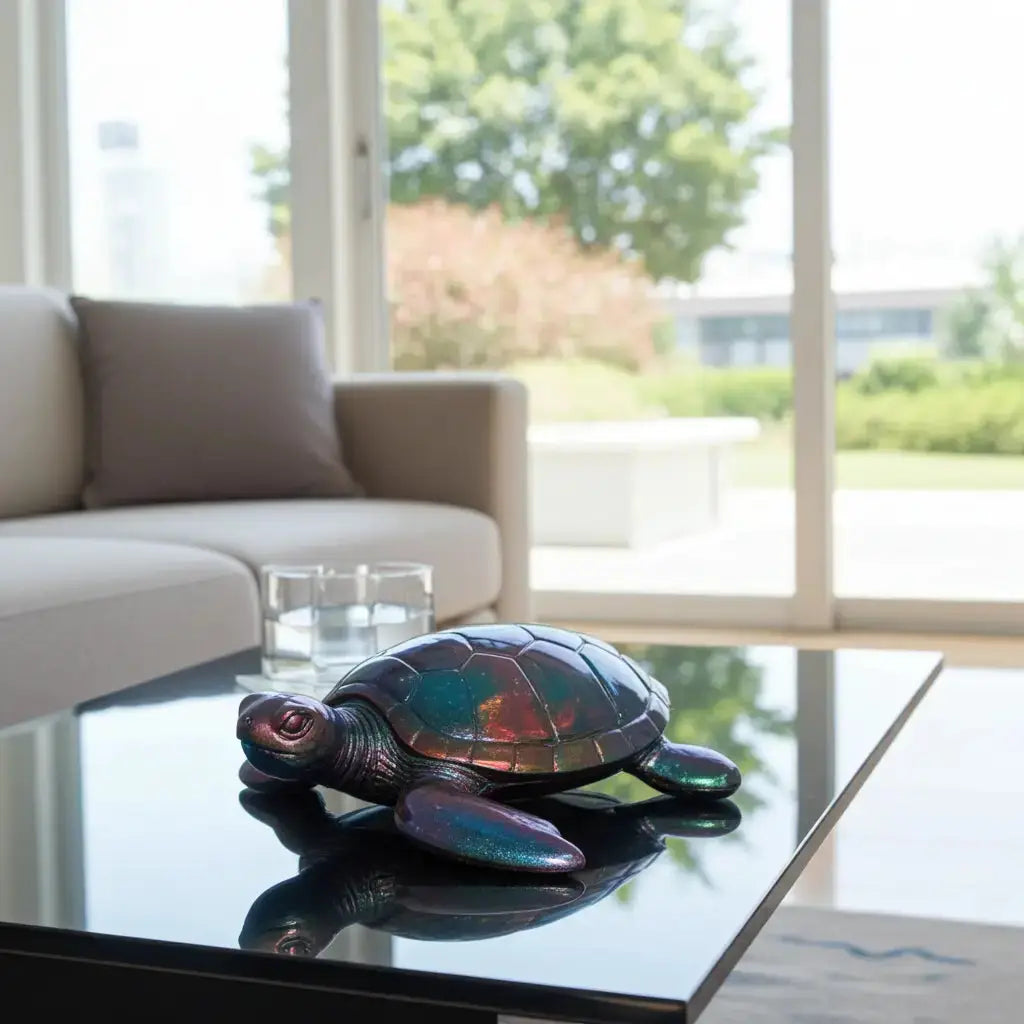 Resin Turtle – Ocean-Inspired Mini Décor - Rider Enchanted Studio
