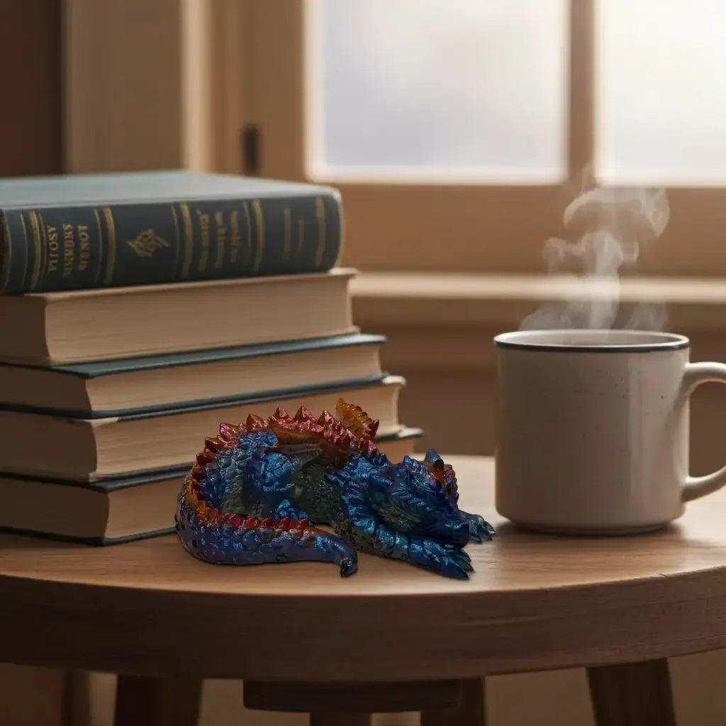 Sleeping Baby Dragon (4") - Rider Enchanted Studio