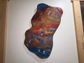 Sunset Canyon Geode – 18x12 Original with Real Crystals